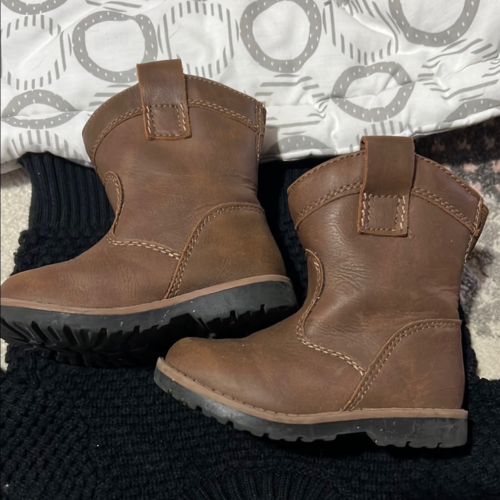 Cat & Jack Brown Kids Boots